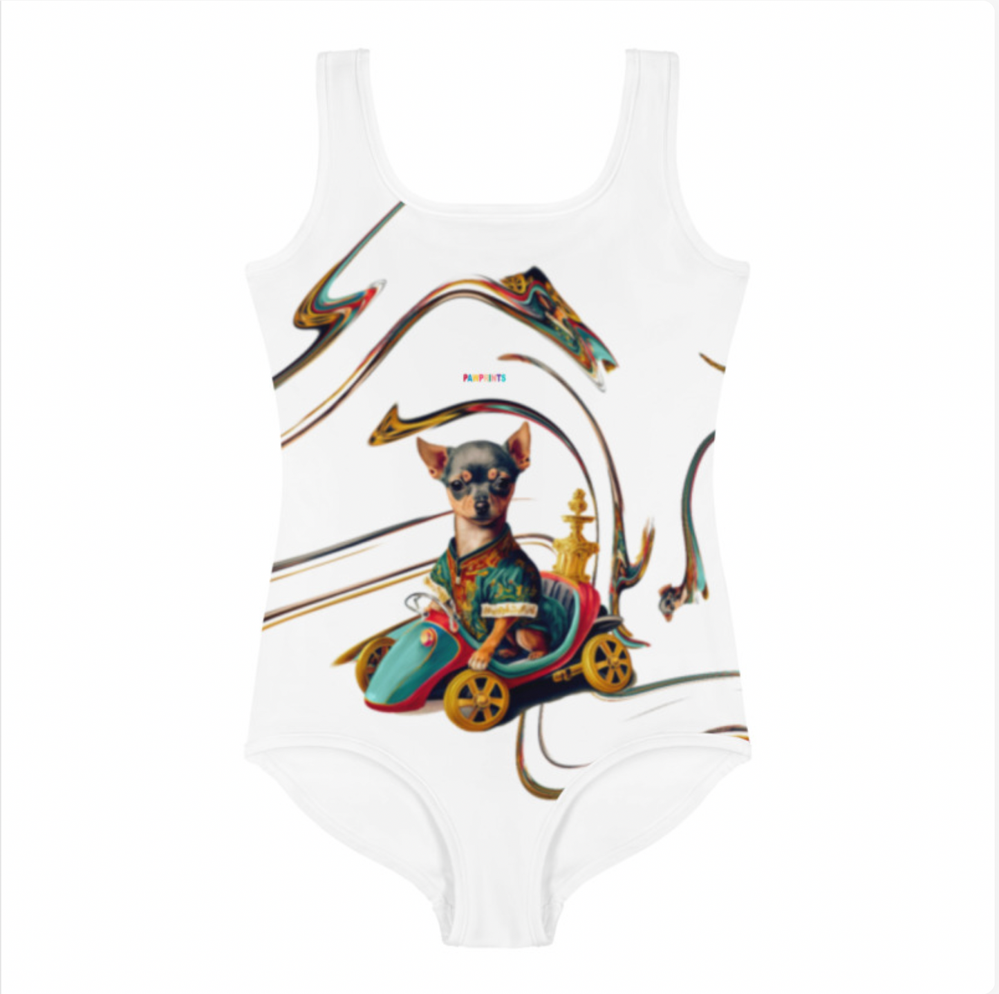 One-Piece Swimsuit, Pépé the pinscher