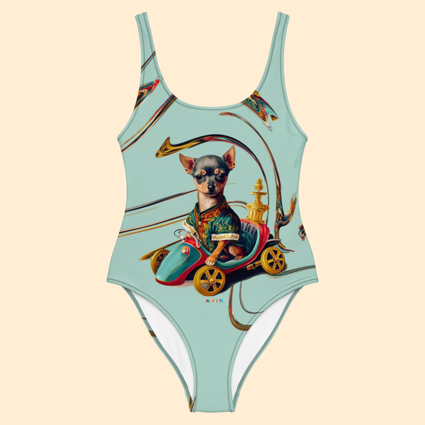 One-Piece Swimsuit, Pépé the pinscher