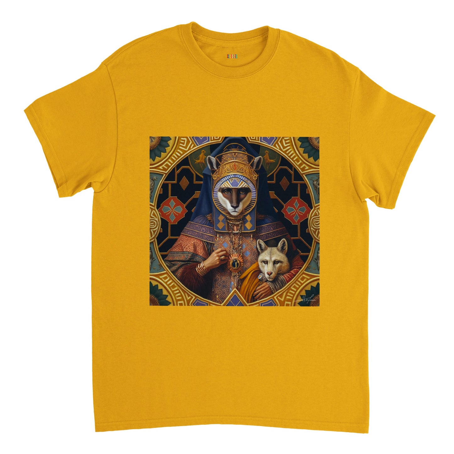 Racoon Amazigh King, Heavyweight Unisex Crewneck T-shirt