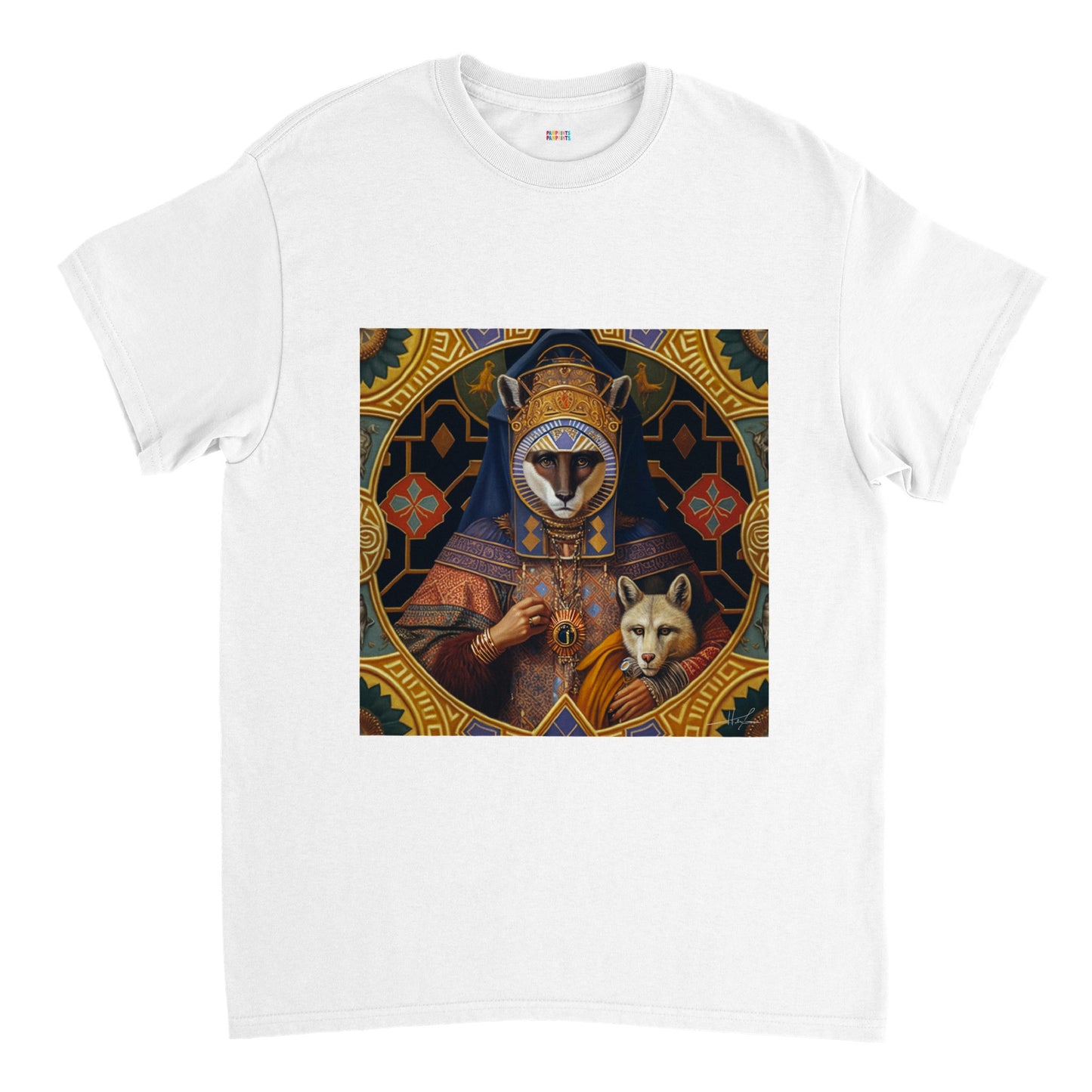 Racoon Amazigh King, Heavyweight Unisex Crewneck T-shirt