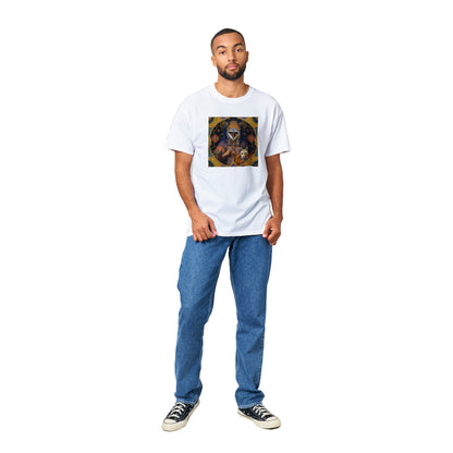 Racoon Amazigh King, Heavyweight Unisex Crewneck T-shirt