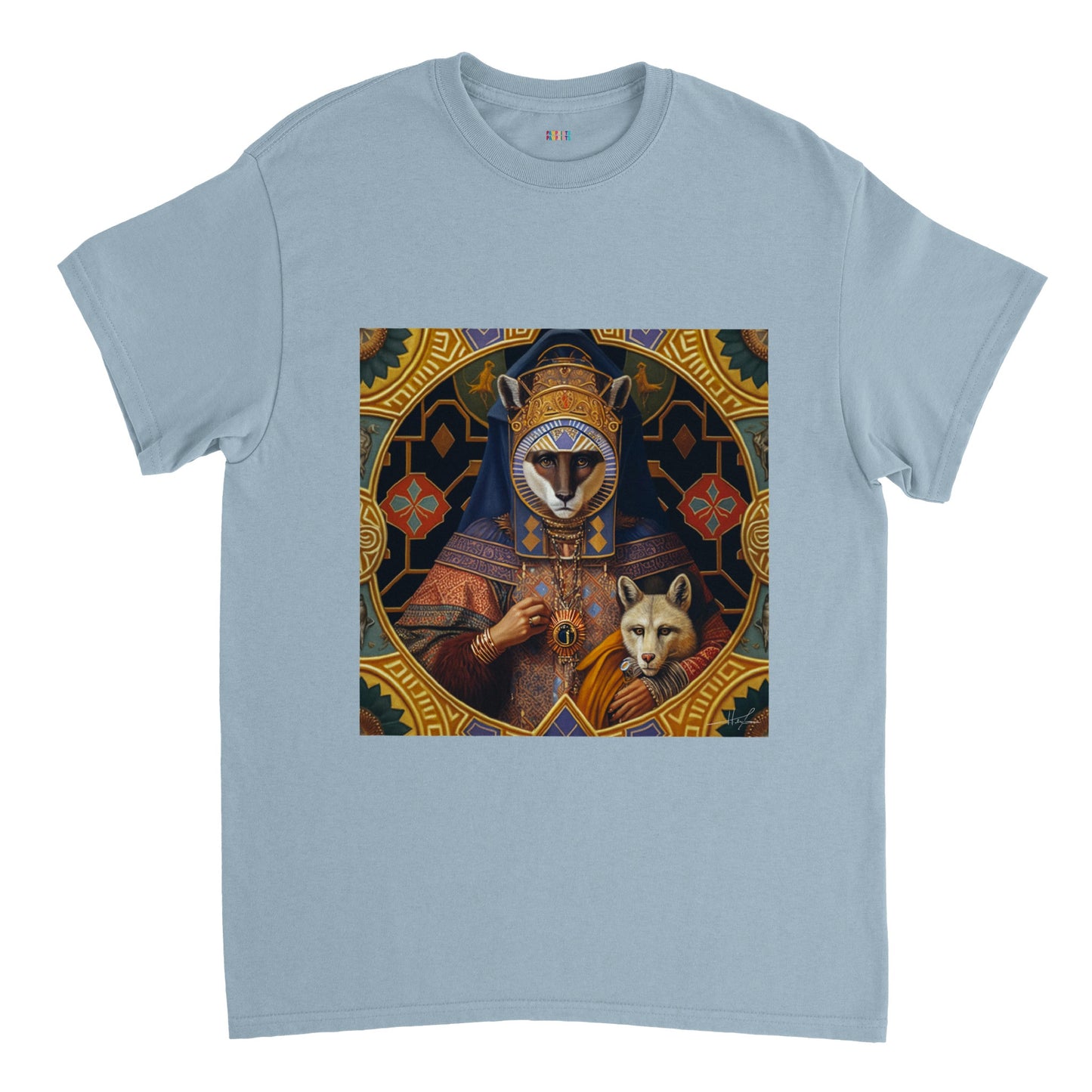 Racoon Amazigh King, Heavyweight Unisex Crewneck T-shirt