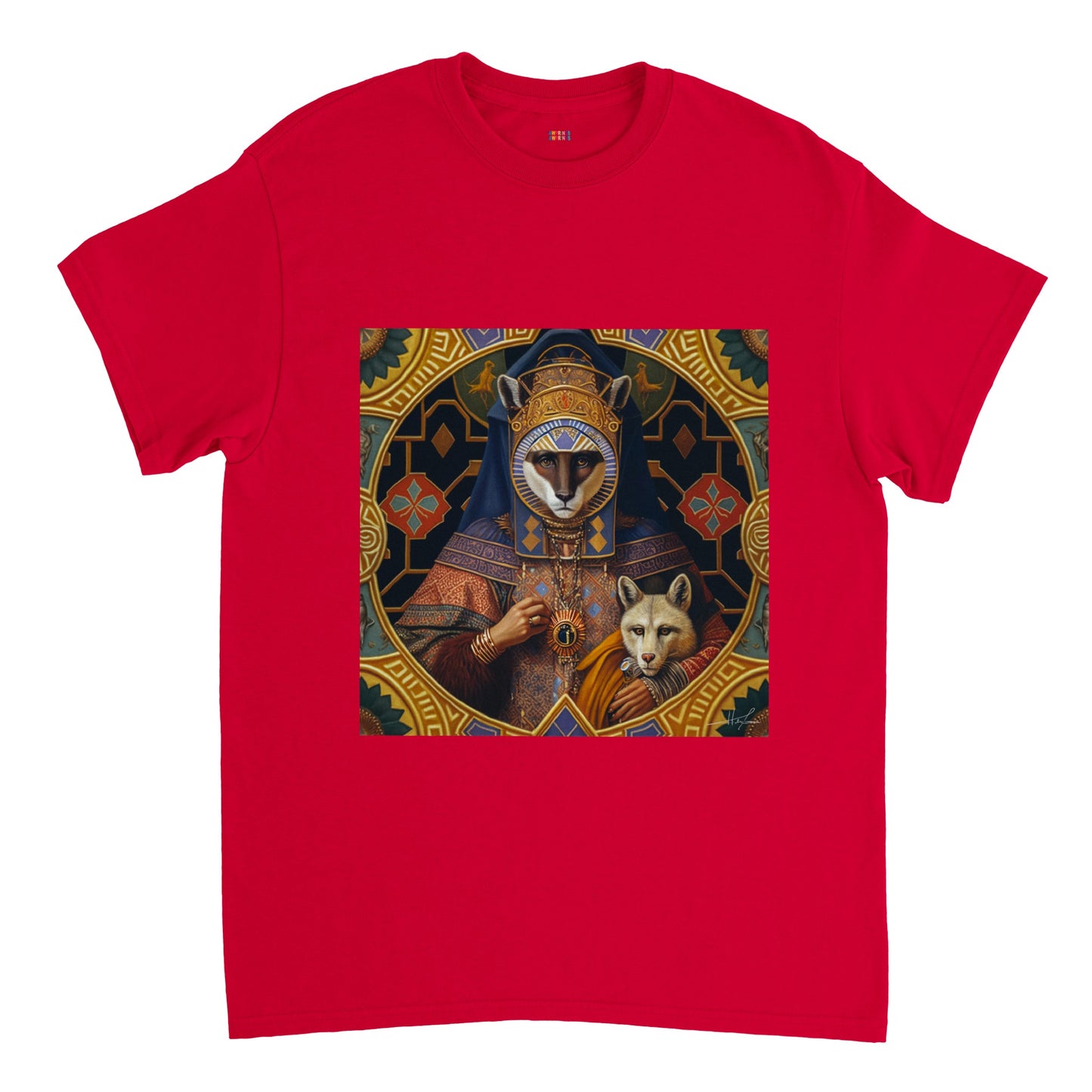 Racoon Amazigh King, Heavyweight Unisex Crewneck T-shirt